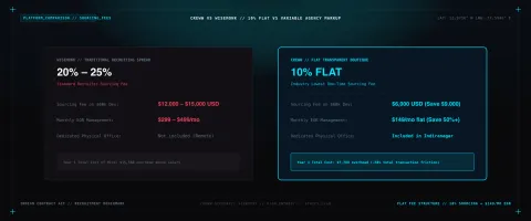 Creww vs. Wisemonk: Generic Back-Office EOR vs. Curated Tech Partner